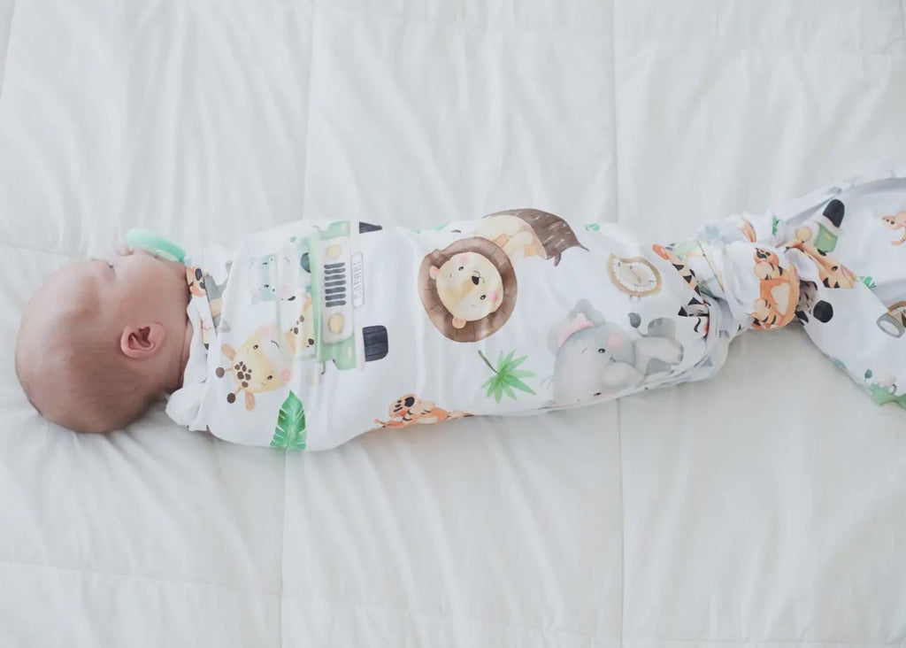 Honey Lemonade Buttery Soft and Stretchy Swaddle Blanket - Blissful Bundlz