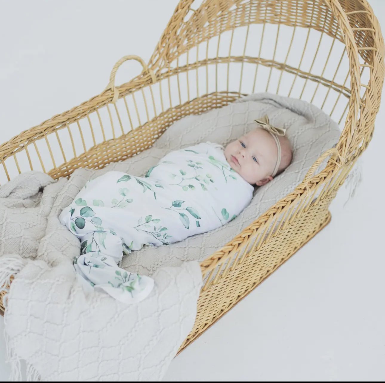 Honey Lemonade Buttery Soft and Stretchy Swaddle Blanket - Blissful Bundlz