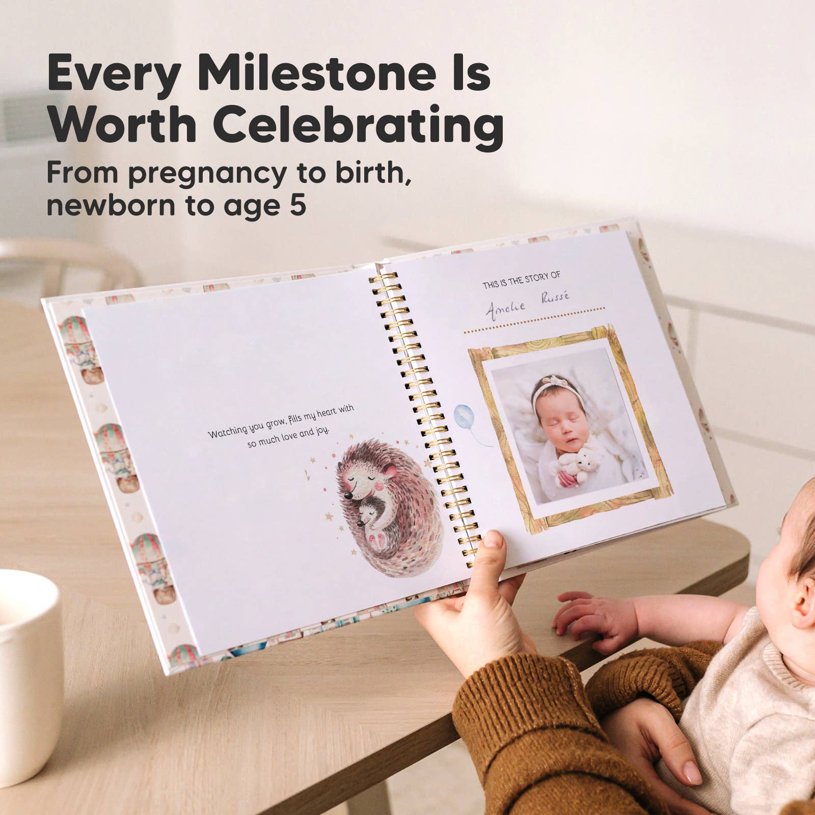 KeaBabies Baby First Years Memory Book - Books