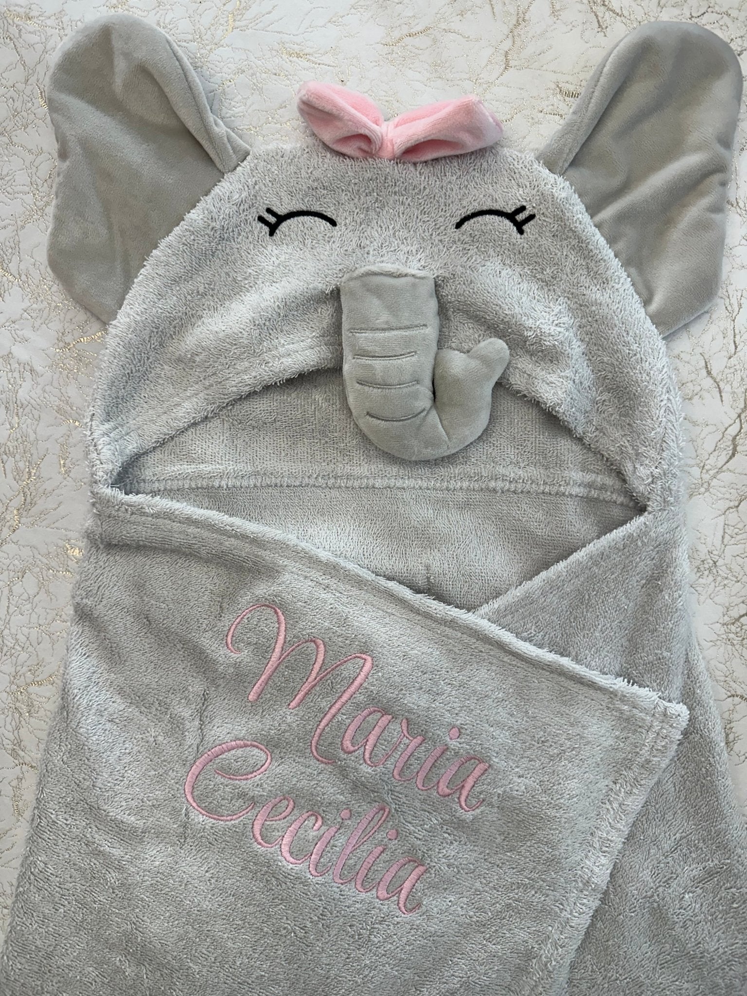 KeaBabies Playpals Elephant Hooded Baby Bath Towel - Towel