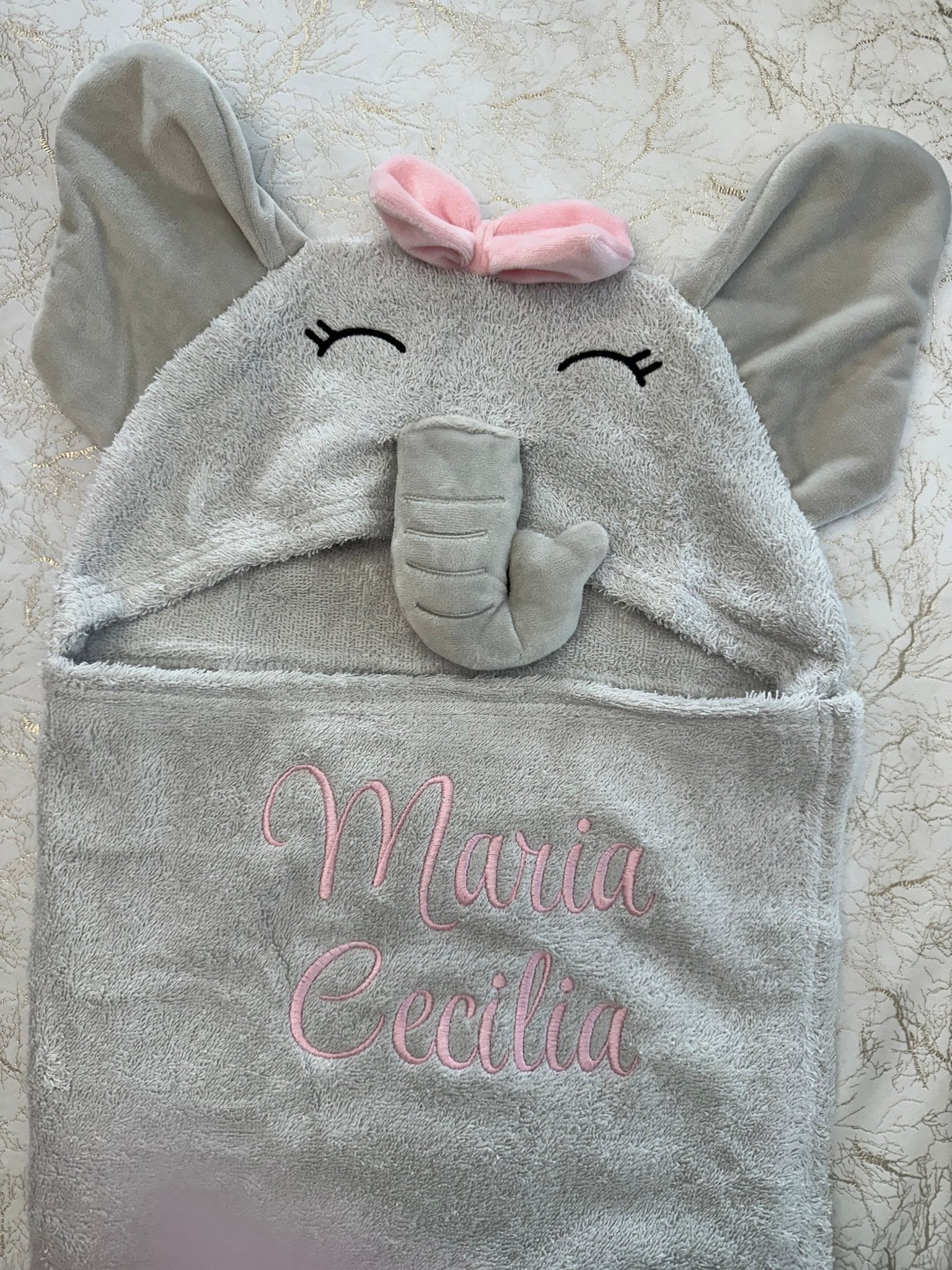 KeaBabies Playpals Elephant Hooded Baby Bath Towel - Towel