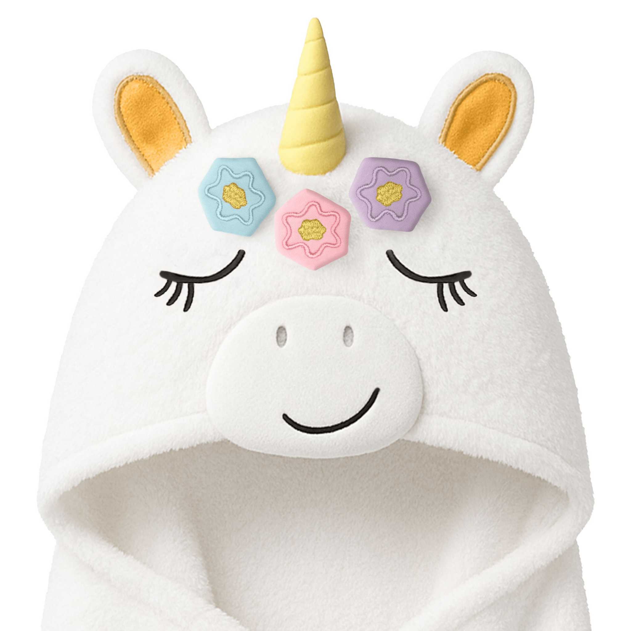 KeaBabies Playpals Unicorn Hooded Baby Bath Towel - Towel
