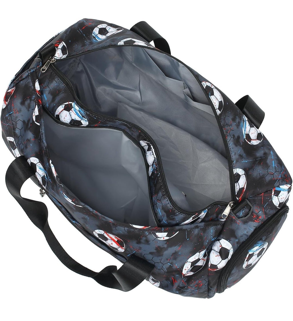 Kids Duffle Bag with Soccer Balls - Blissful Bundlz