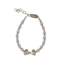 Lil Charms Dreamy Rose with Gold Bow Baby Bracelet - Blissful Bundlz