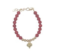 Lil Charms Red & Gold Heart Bracelet - Blissful Bundlz