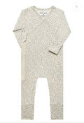 Little Threads Label - Bluebell Heirloom Vine Bamboo Wrap Footie - Footie