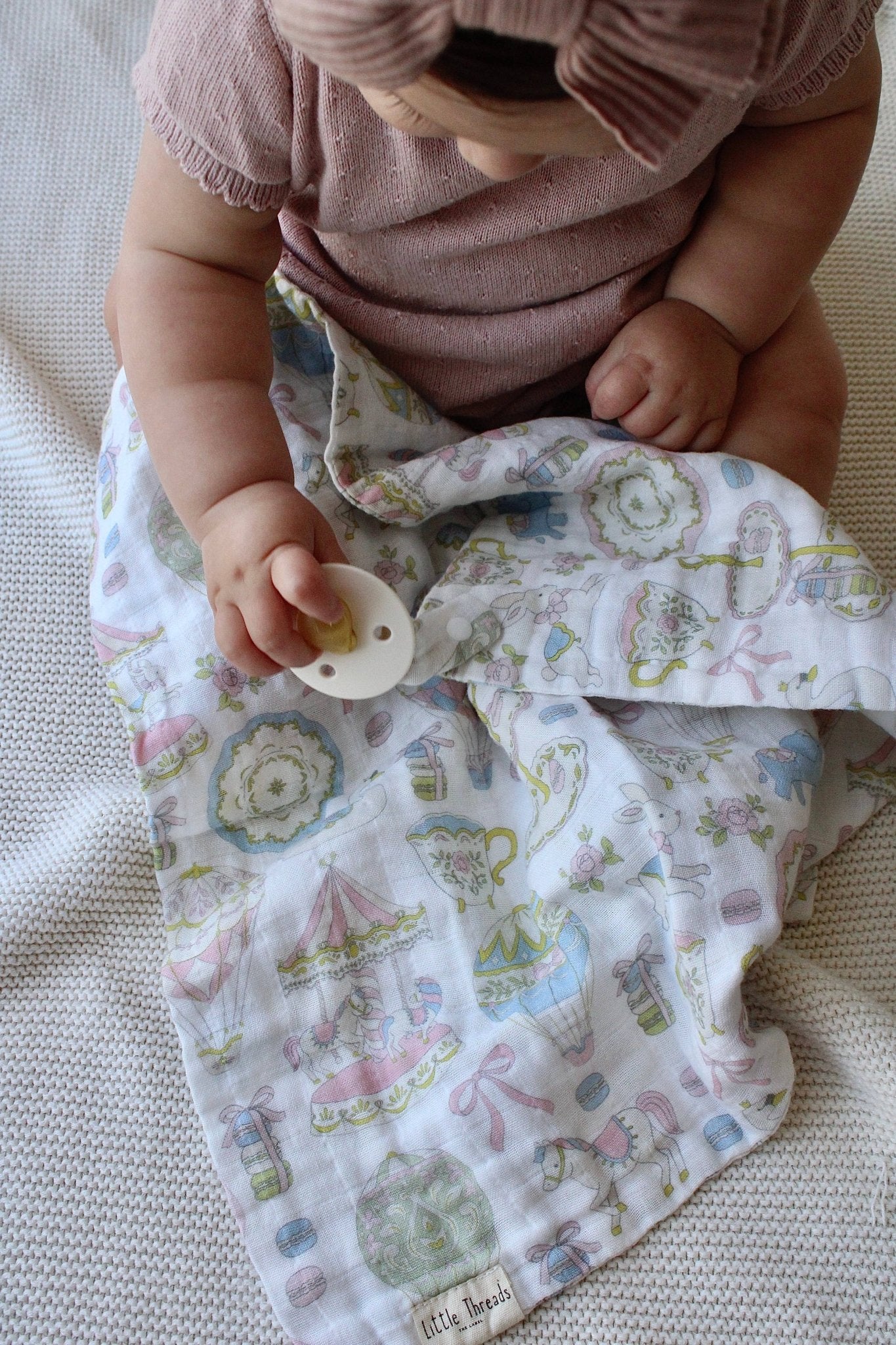 Little Threads Label Dreamy Carousel Lovey - Lovey