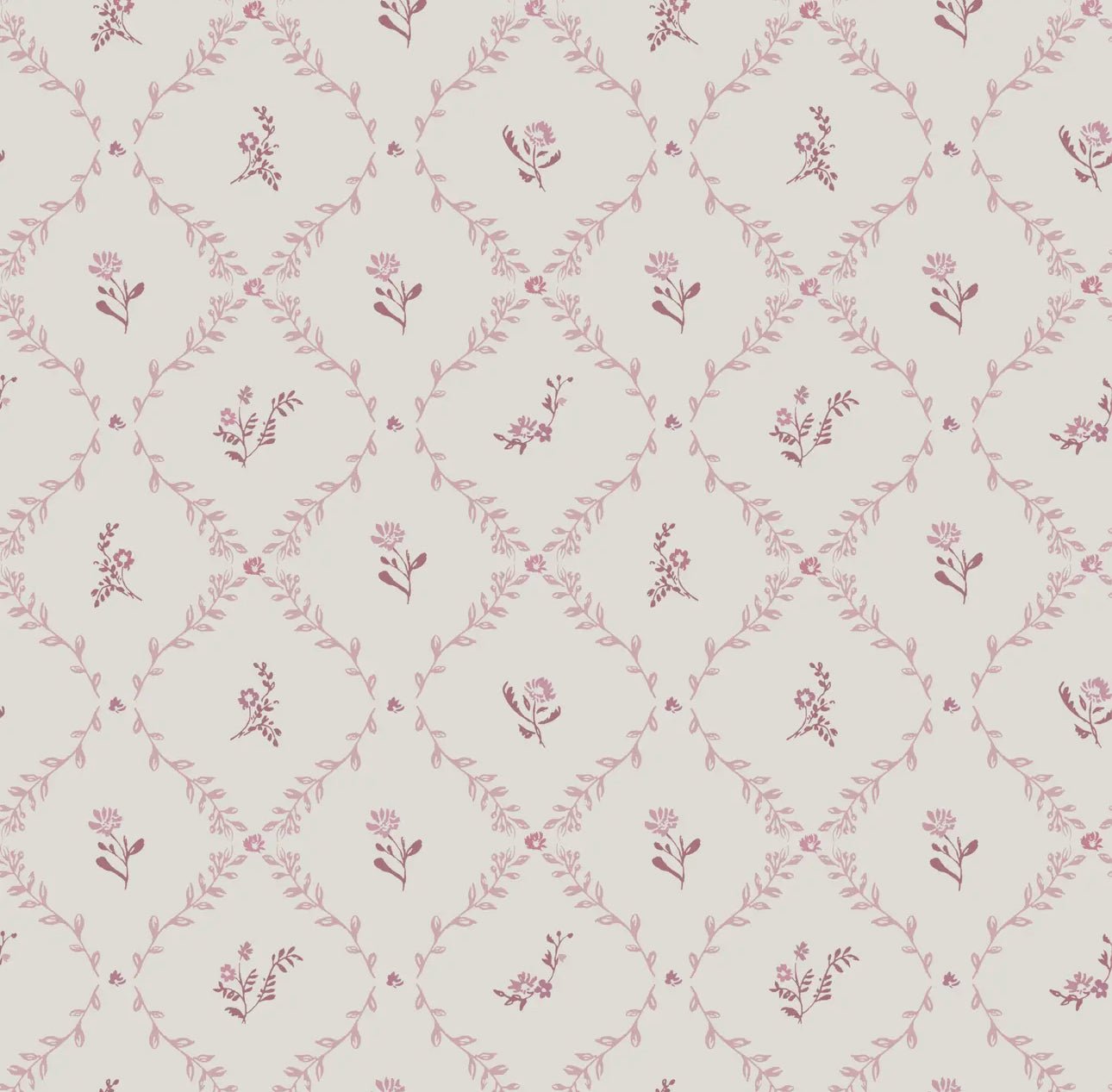 Little Threads Label - Mauve Lattice Muslin Blanket - Muslin Swaddle