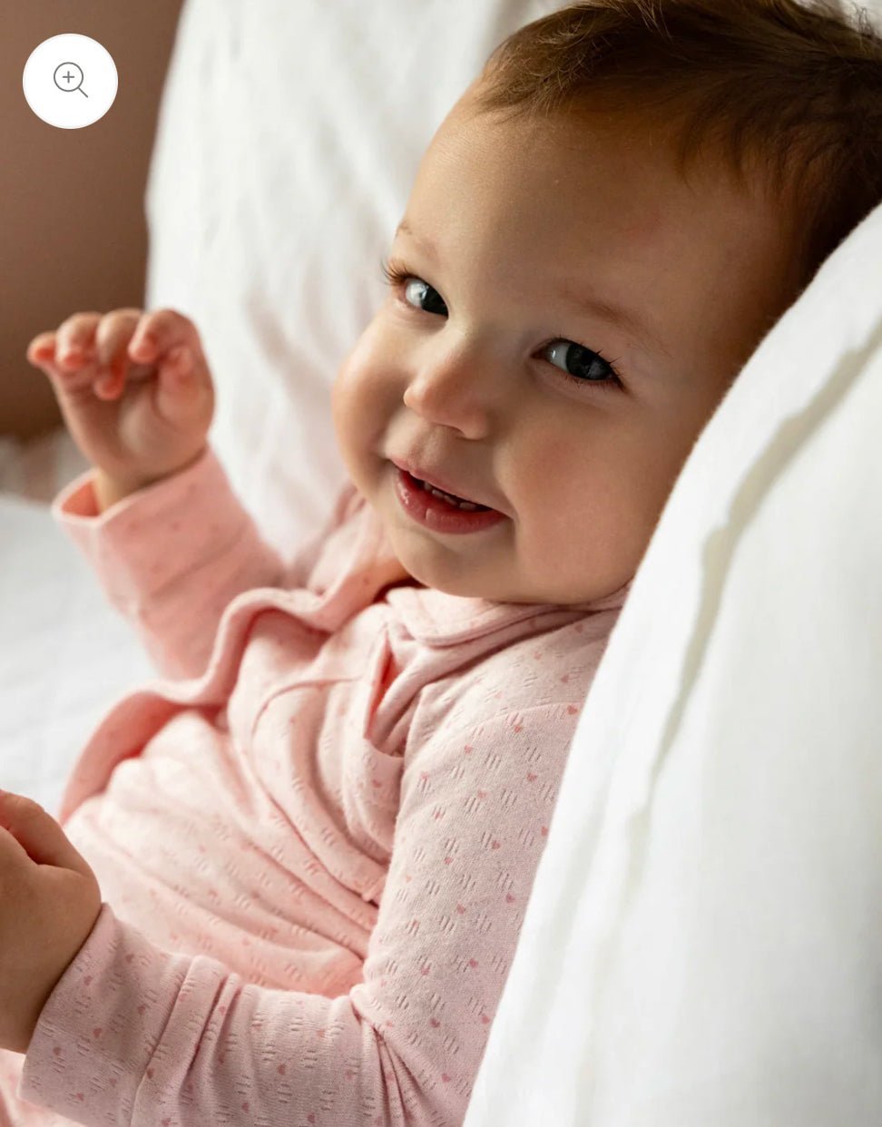 MiniMoí 2 Piece Girls Little Hearts Pointelle Pajama Set - Blissful Bundlz