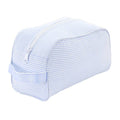Mint - Baby Blue Seersucker Traveler Bag - Toiletry Bag