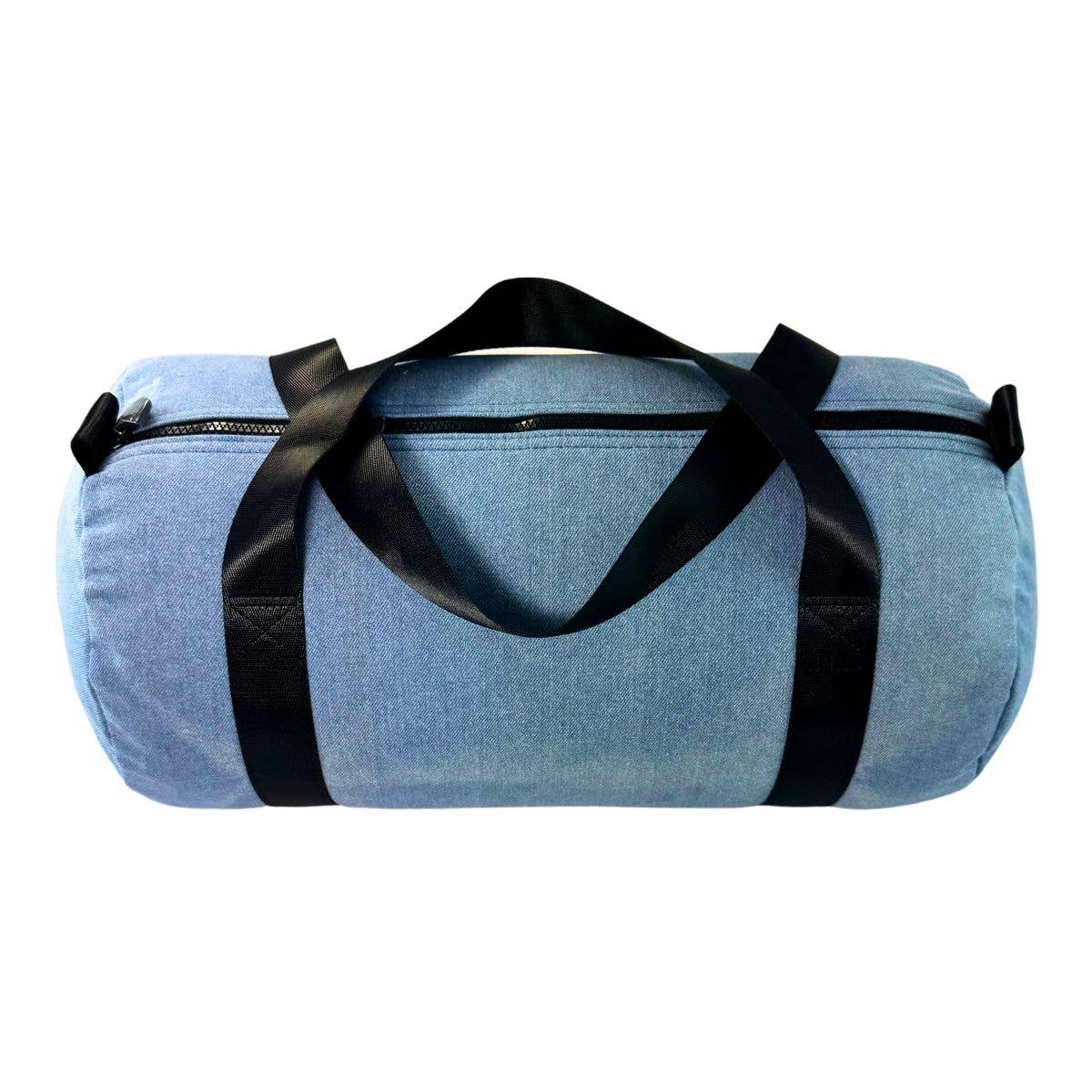 Mint - Billie Jean Denim Medium Duffle Bag - Duffle Bag