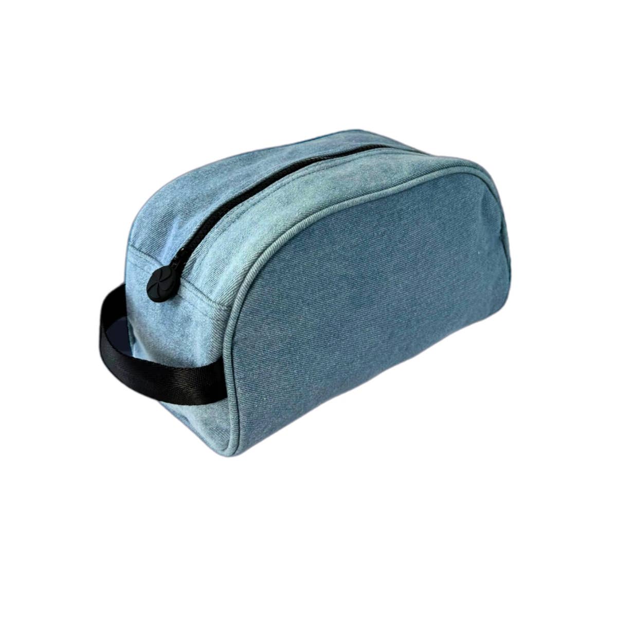 Mint - Billie Jean Denim Traveler Bag - Toiletry Bag