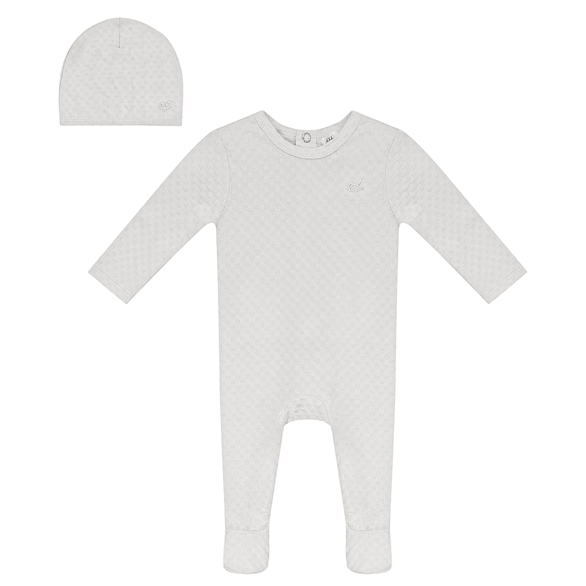 Mr. Mr. Checked 3Pc Layette Set - Blissful Bundlz