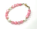 My Little Jewel Light Pink Marble Bead Baby Bracelet - Blissful Bundlz