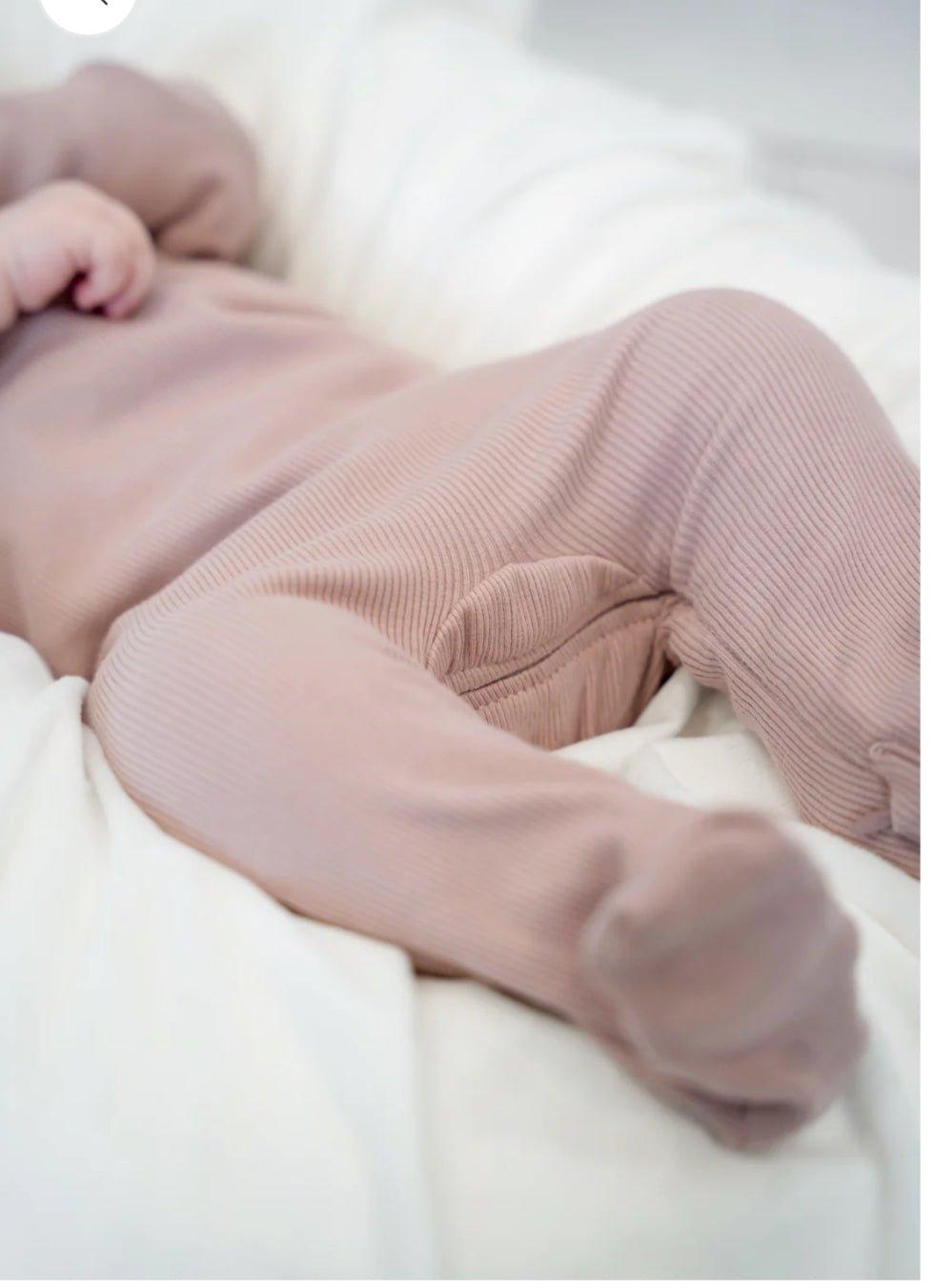 Niche Bebe Ribbed Footie - Blissful Bundlz