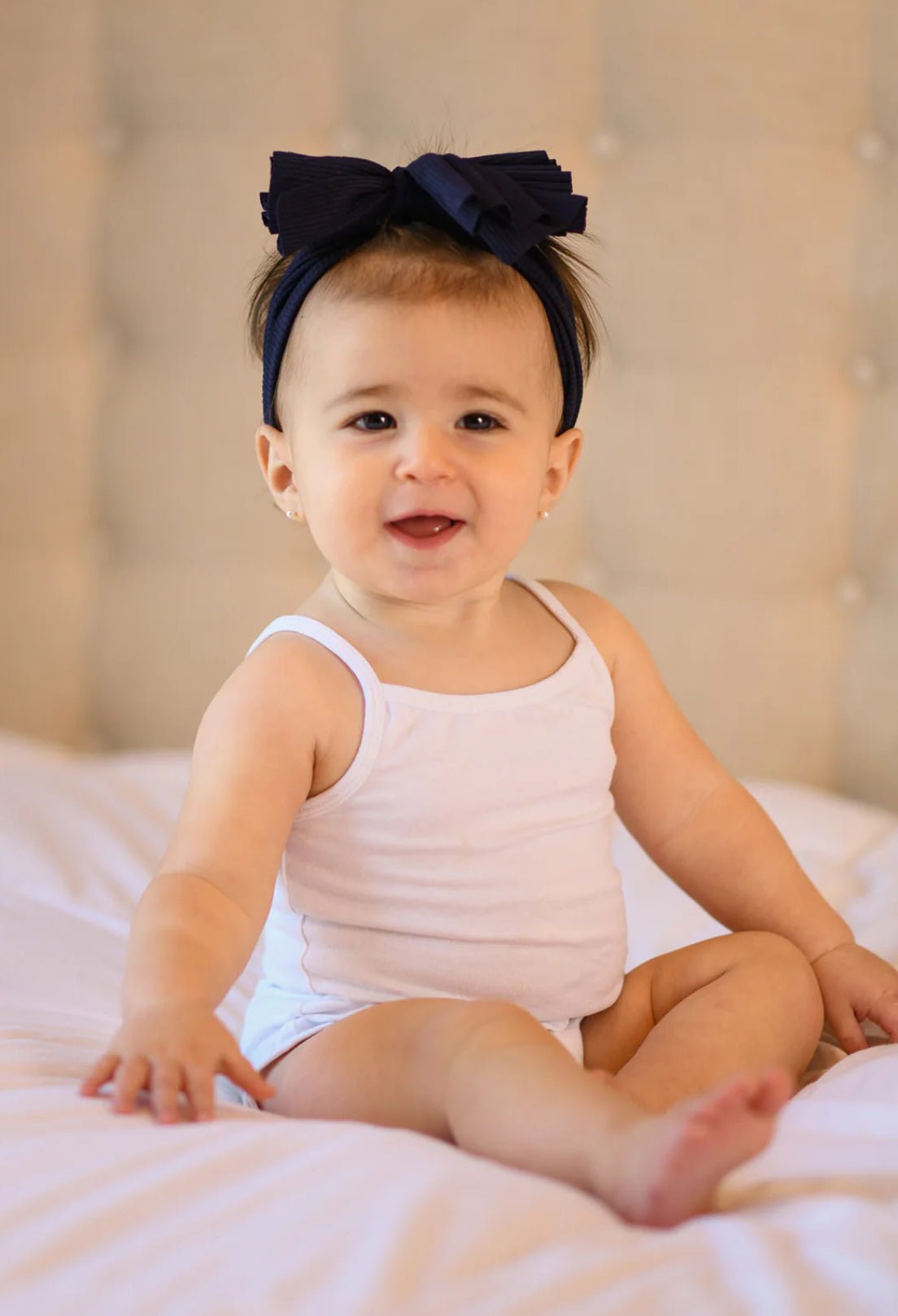 Nicsessories Butter Soft Ribbed Baby & Toddler Bow Headband - Blissful Bundlz