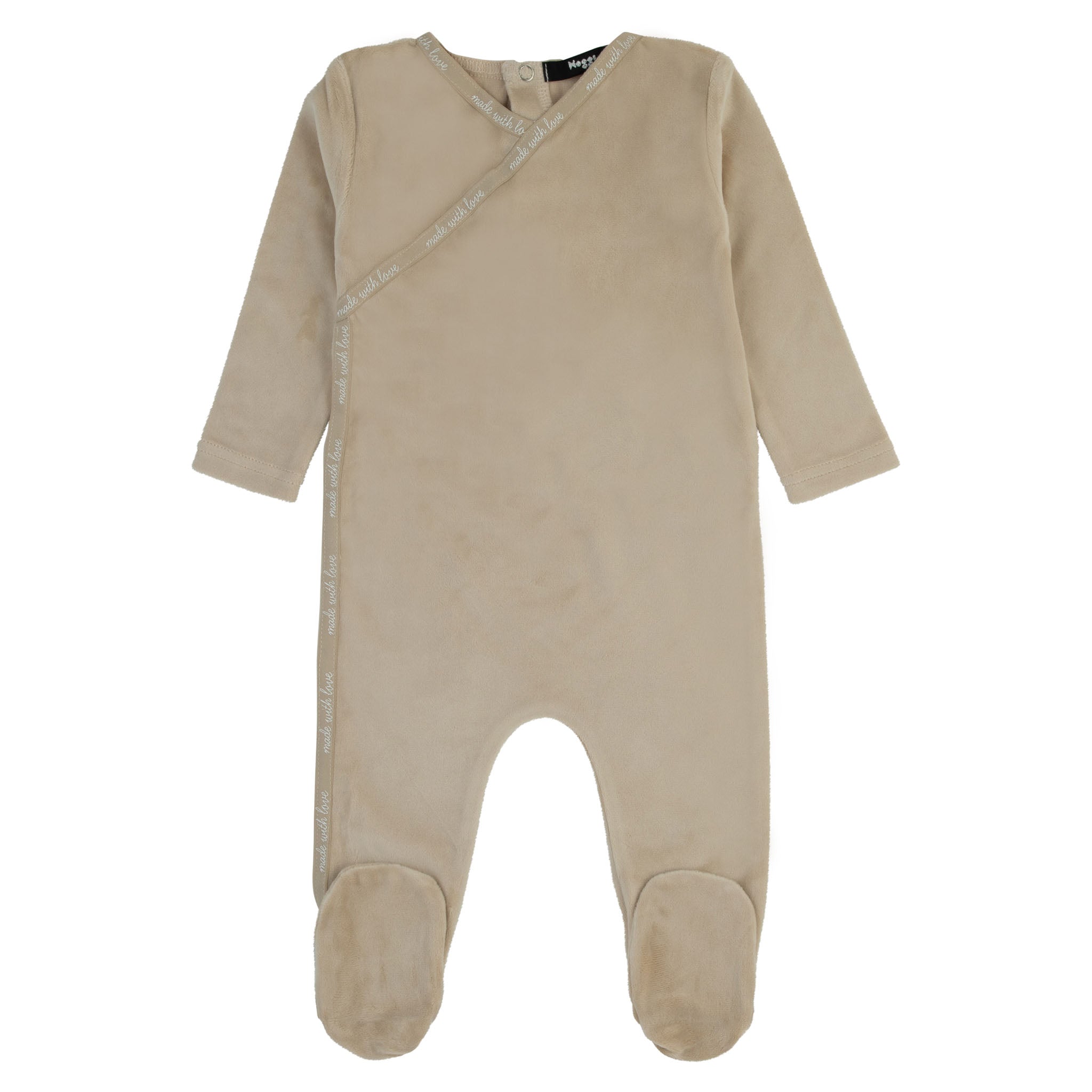 Noggi Velour Wrap 3 Piece Footie Set - Blissful Bundlz