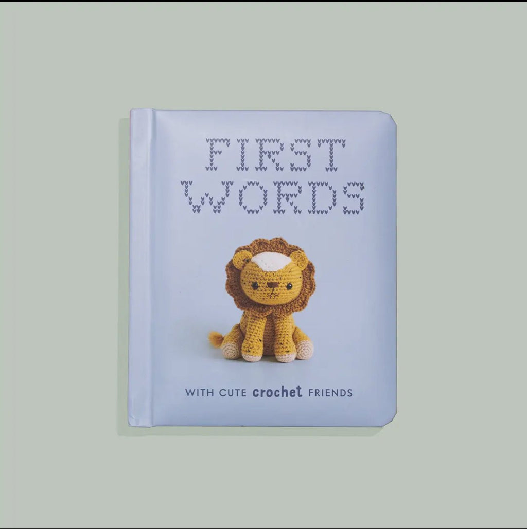 Paige Tate & Co. - First Words with Cute Crochet Friends (Baby Board Book) - Books