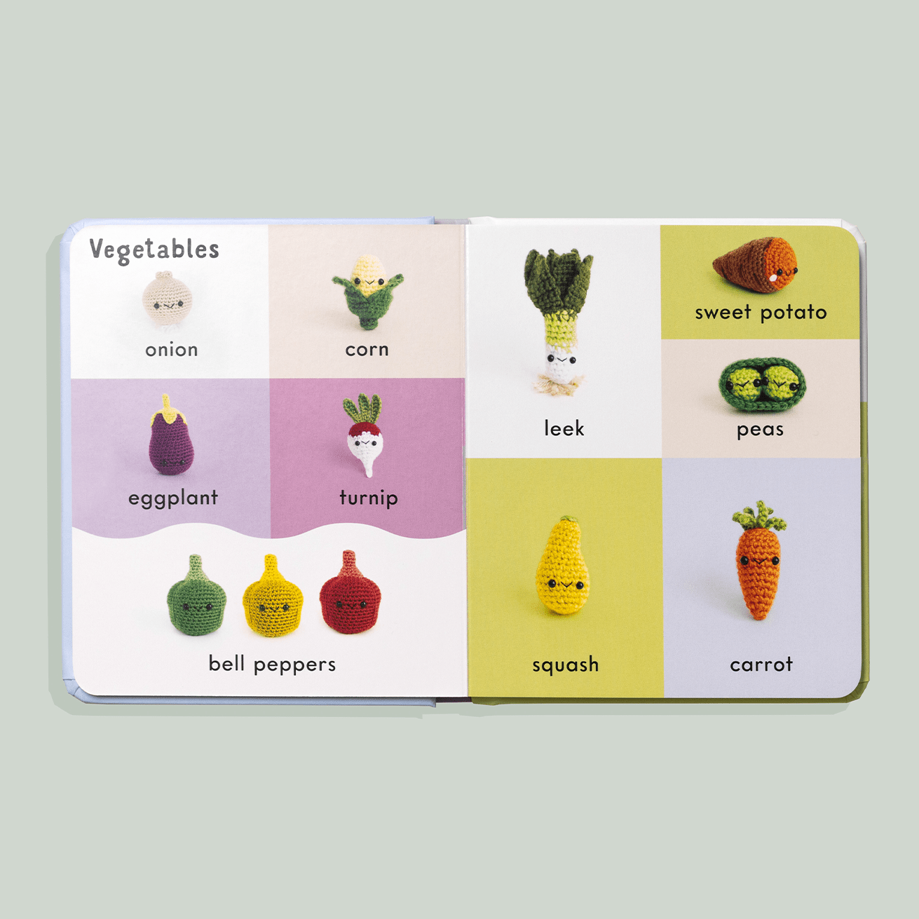 Paige Tate & Co. - First Words with Cute Crochet Friends (Baby Board Book) - Books