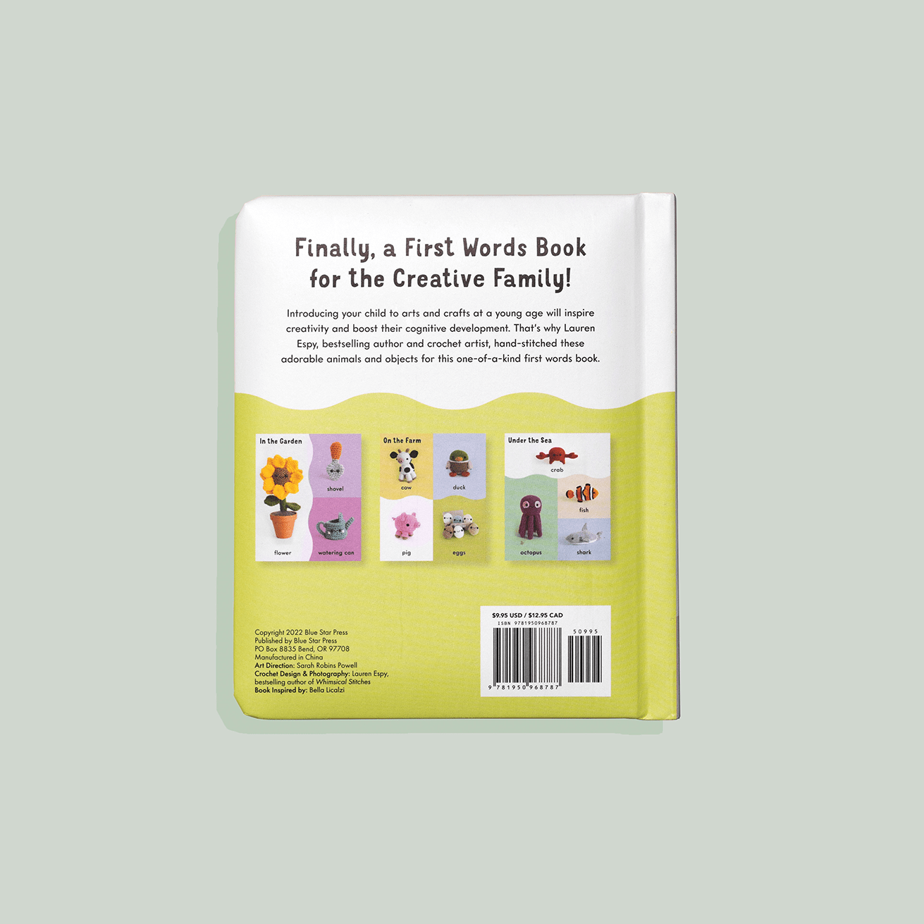 Paige Tate & Co. - First Words with Cute Crochet Friends (Baby Board Book) - Books