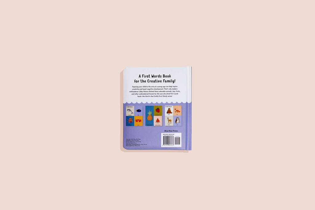 Paige Tate & Co. First Words with Cute Embroidered Friends - Books