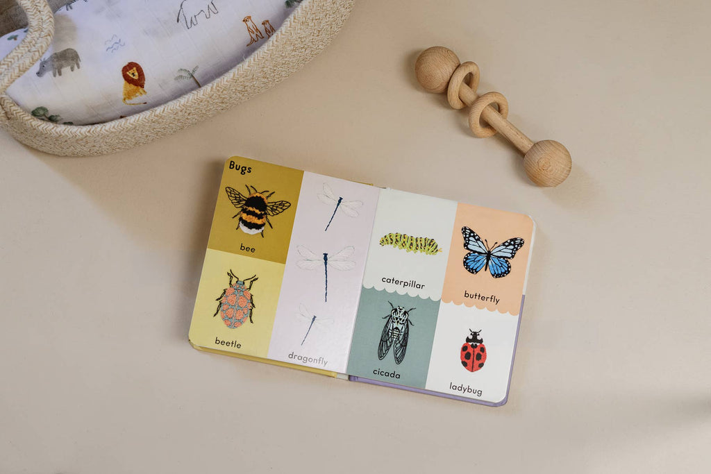 Paige Tate & Co. First Words with Cute Embroidered Friends - Books