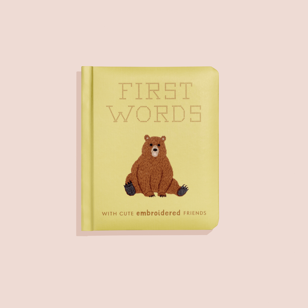 Paige Tate & Co. First Words with Cute Embroidered Friends - Books