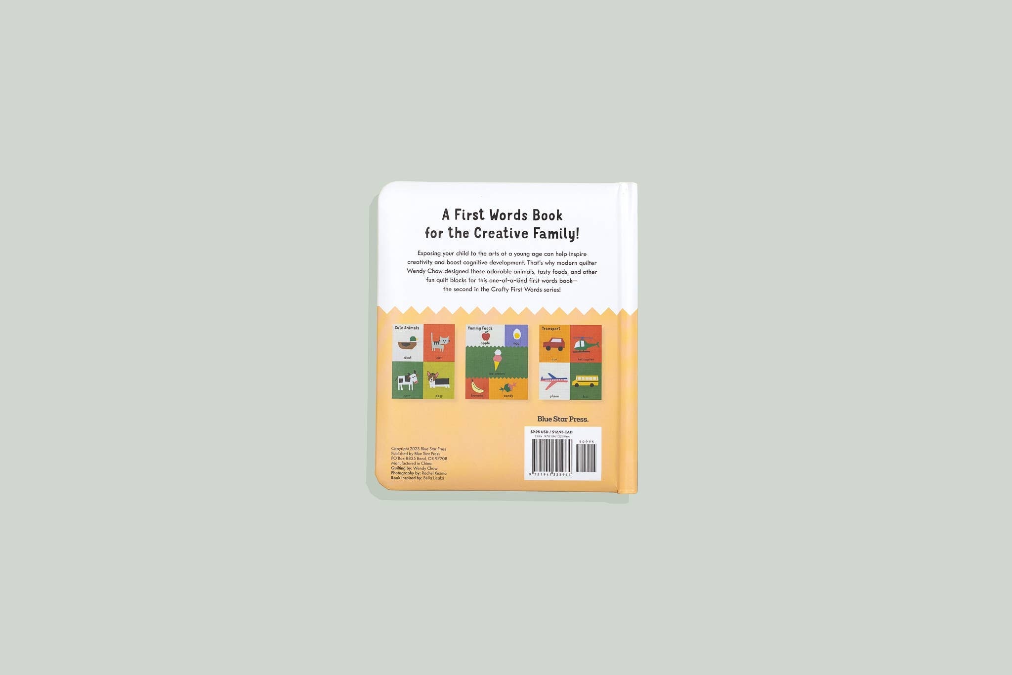 Paige Tate & Co. - First Words with Cute Quilted Friends (Baby Board Book) - Books