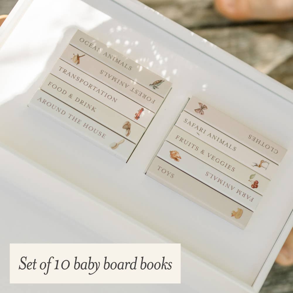 Paige Tate & Co. - Our Very Little Library Board Book Set (10 Mini Board Books) - Books