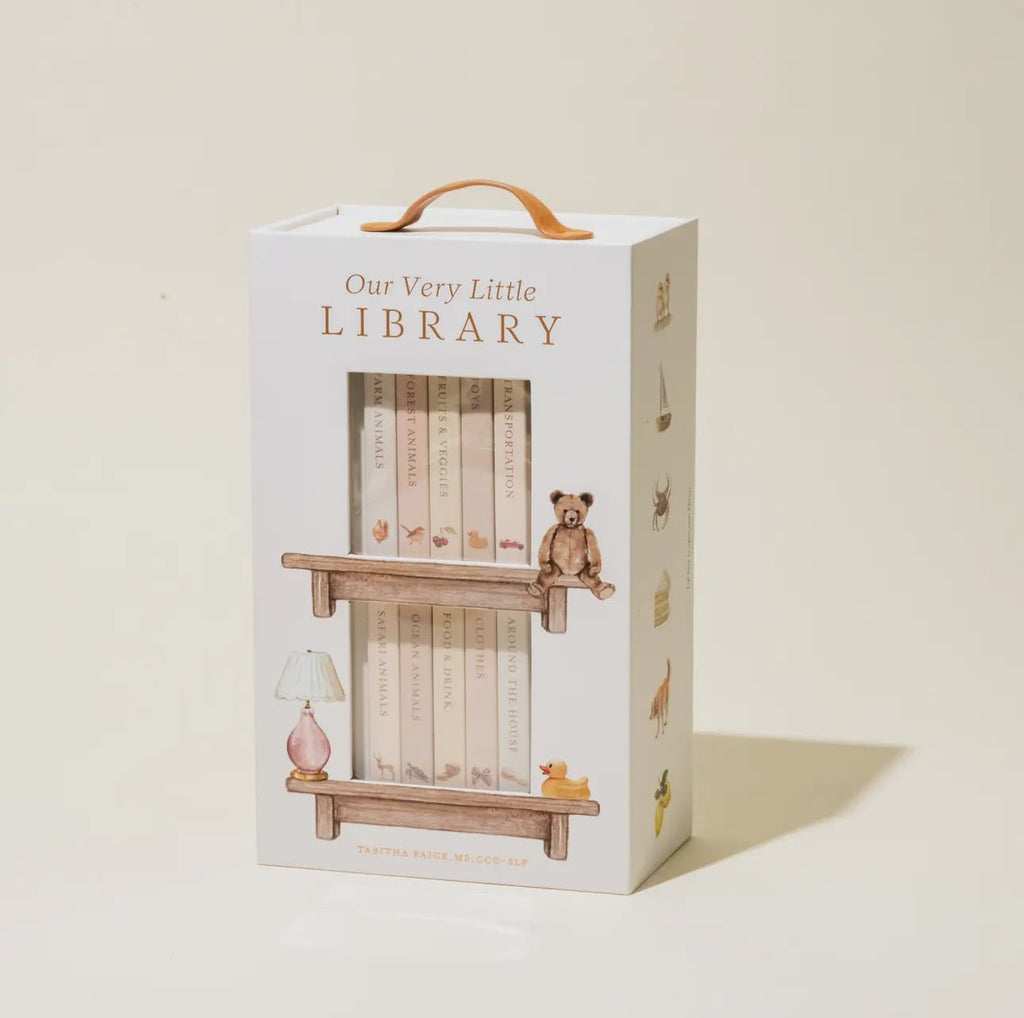 Paige Tate & Co. - Our Very Little Library Board Book Set (10 Mini Board Books) - Books