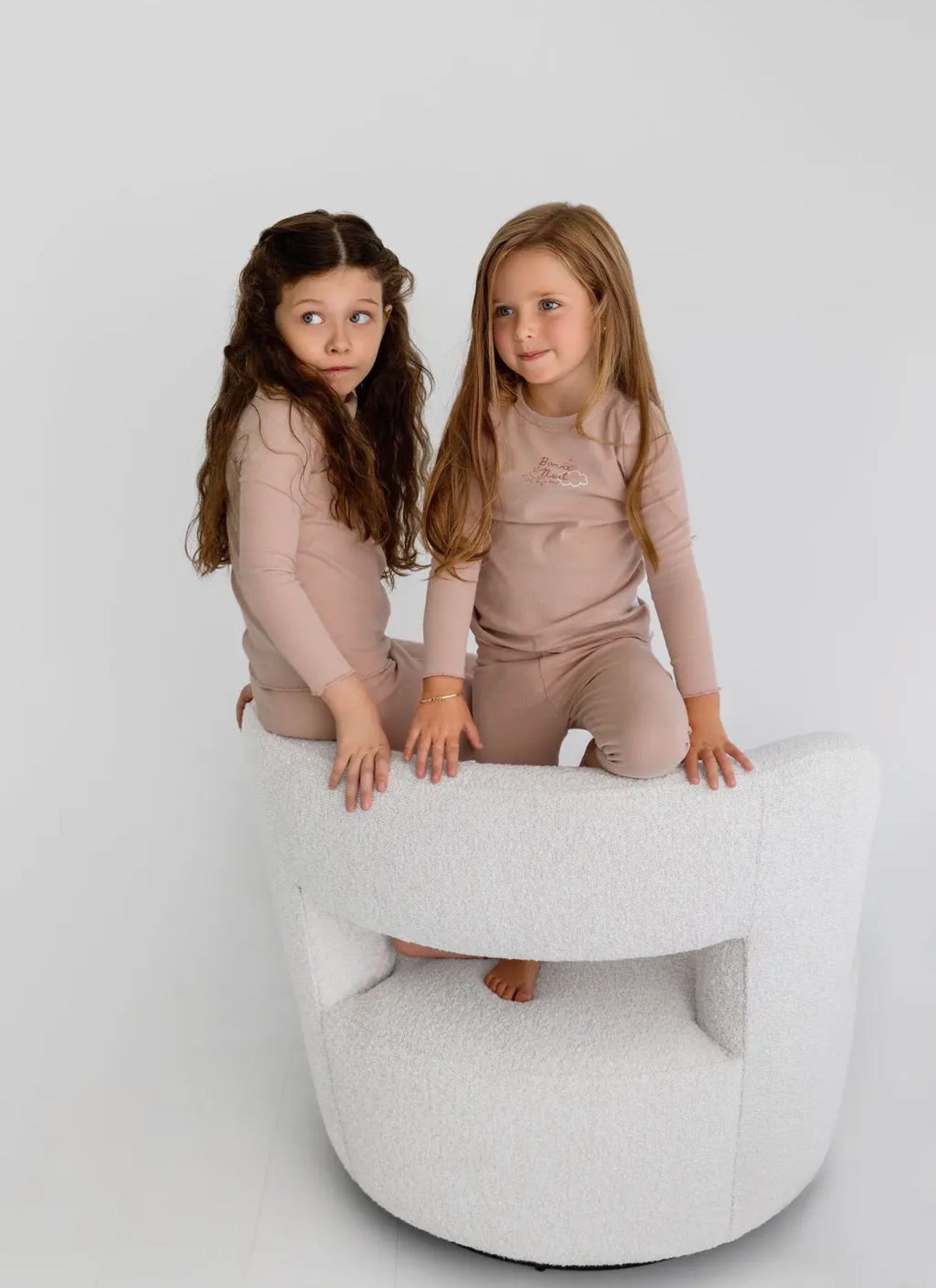 Pouf Baby Bonne Nuit Pajamas - Dusty Pink - Blissful Bundlz