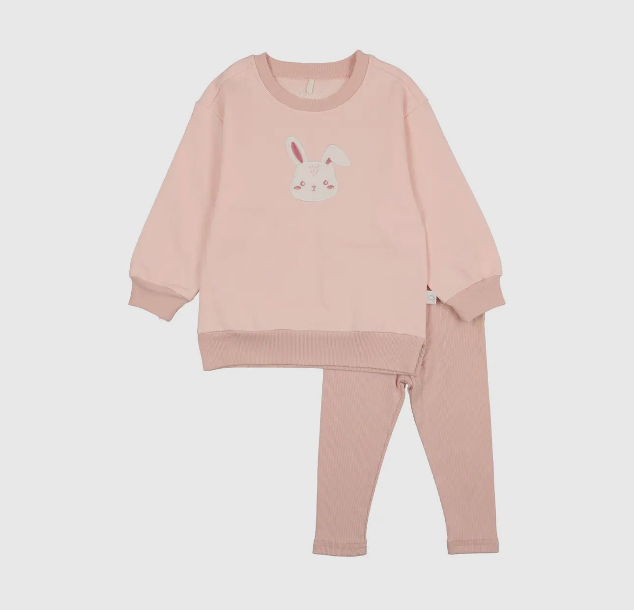 Pouf Baby Bunny Sherpa Set - Pink - Blissful Bundlz