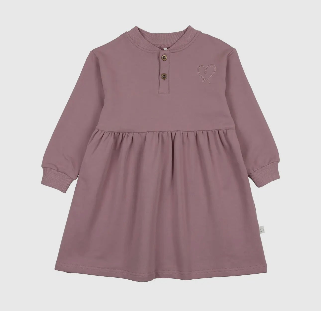 Pouf Baby Lavender Henley Dress - Blissful Bundlz