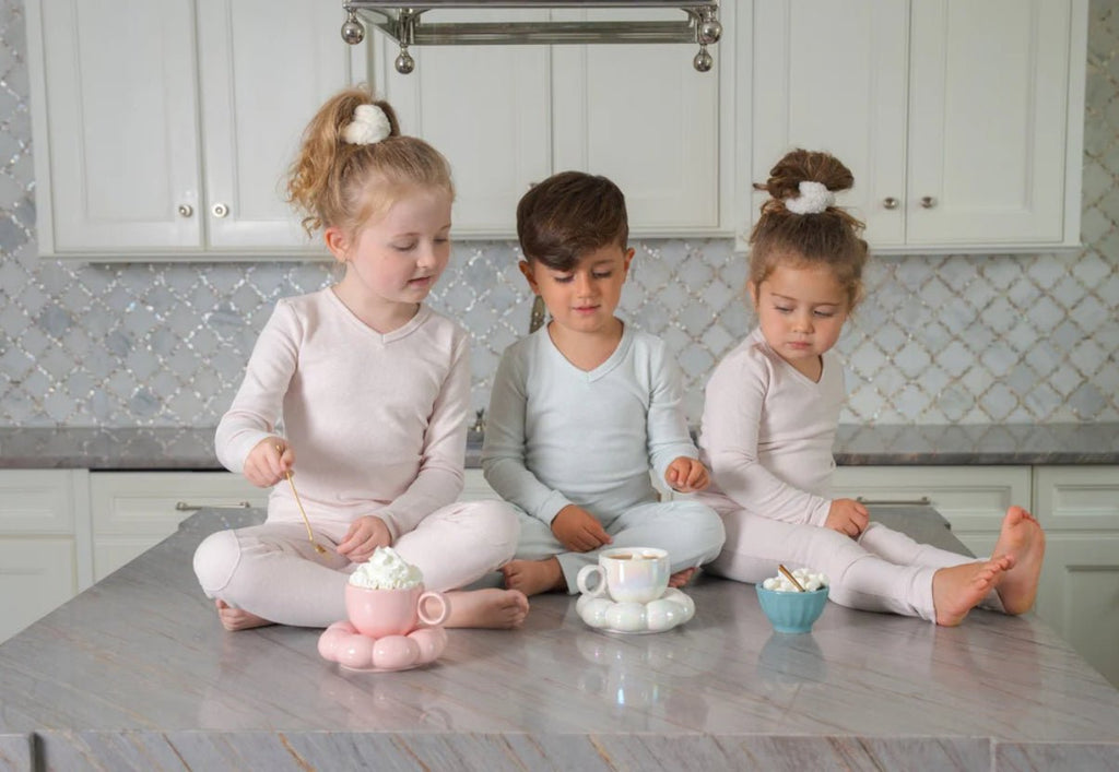 Ra & Da Brushed Ribbed Pajamas - Blissful Bundlz