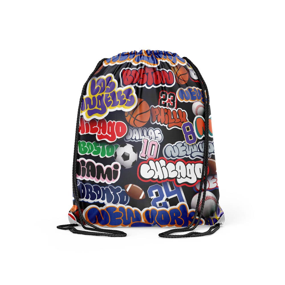 Top Trenz - Sports Nation Puffer Sling Bag - Blissful Bundlz