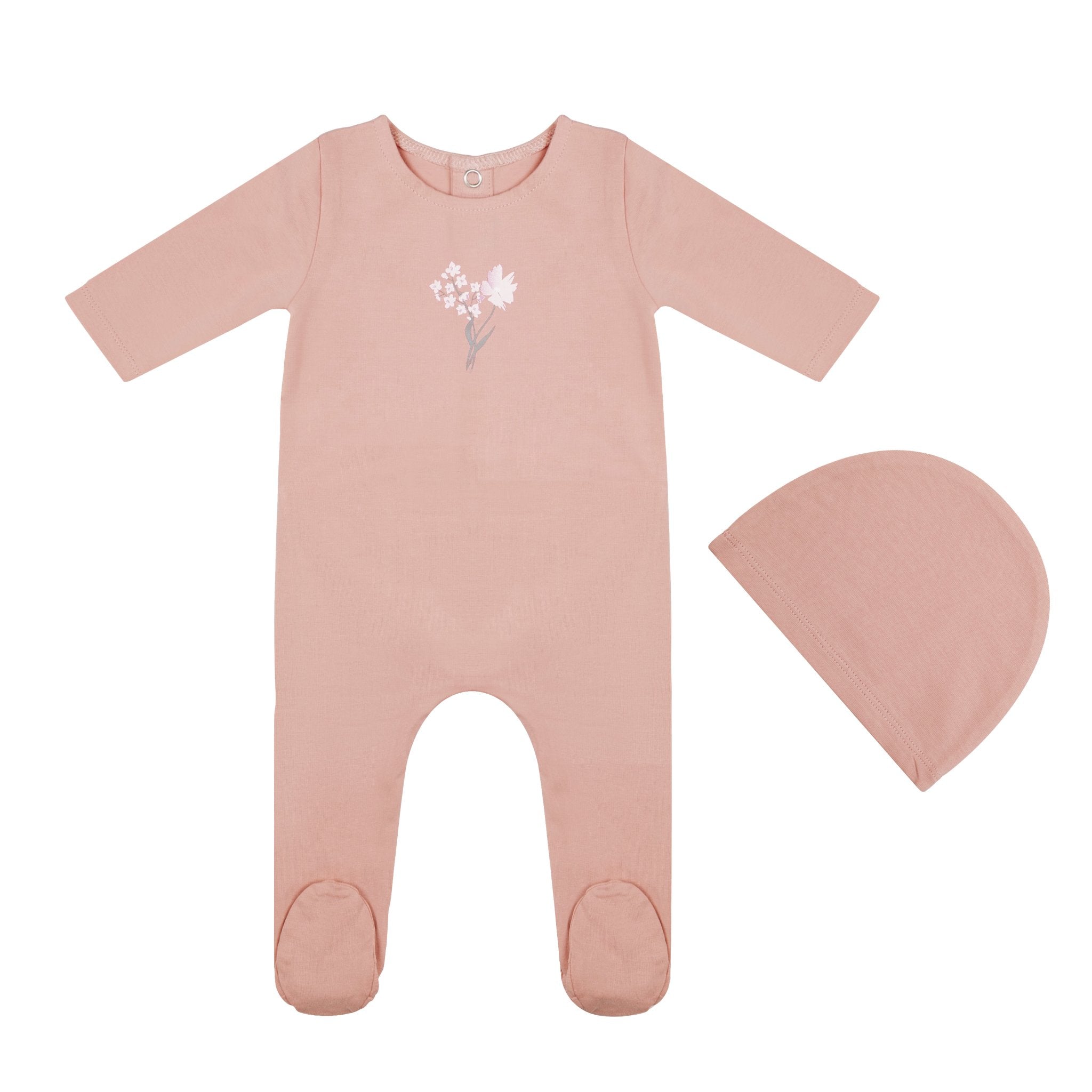 Tricot Bebe Watercolor Collection Footie - Blissful Bundlz