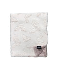 Winx + Blinx Butterfly Mauve Minky Baby Blanket - Minky Blanket