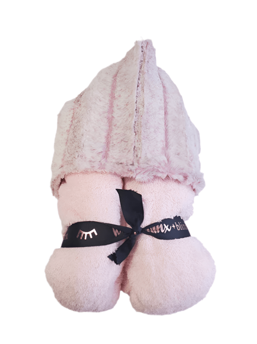 Winx + Blinx Chinchilla Pink Hooded Towel - Blissful Bundlz