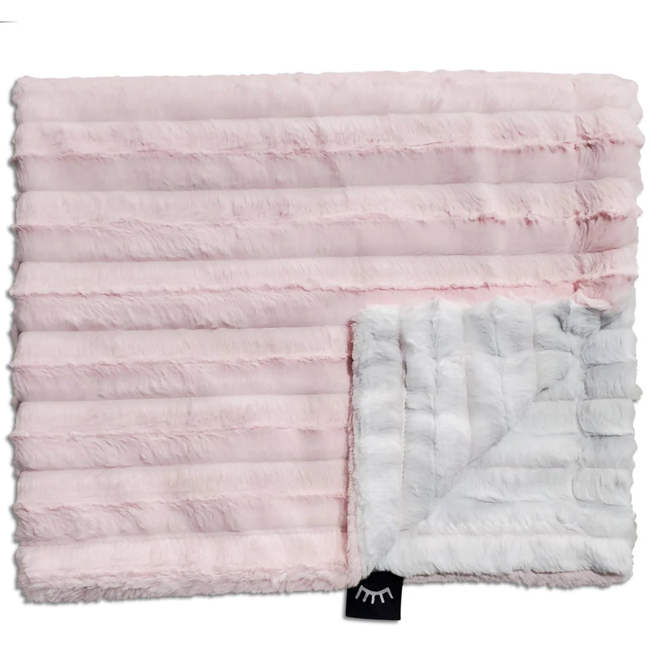 Winx + Blinx Chinchilla Snowhite Pink Minky Baby Blanket - Blissful Bundlz