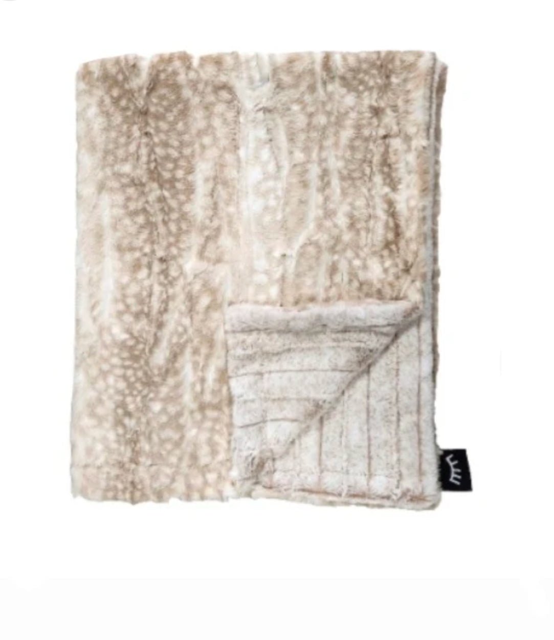 Winx + Blinx Cibirian Iced Taupe Minky Baby Blanket - Blissful Bundlz