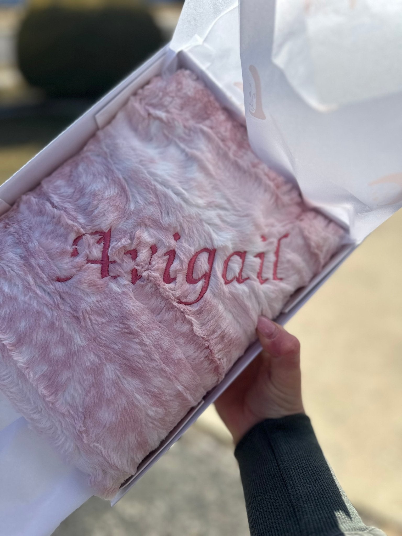 Winx + Blinx Cibirian Mauve Minky Baby Blanket - Minky Blanket