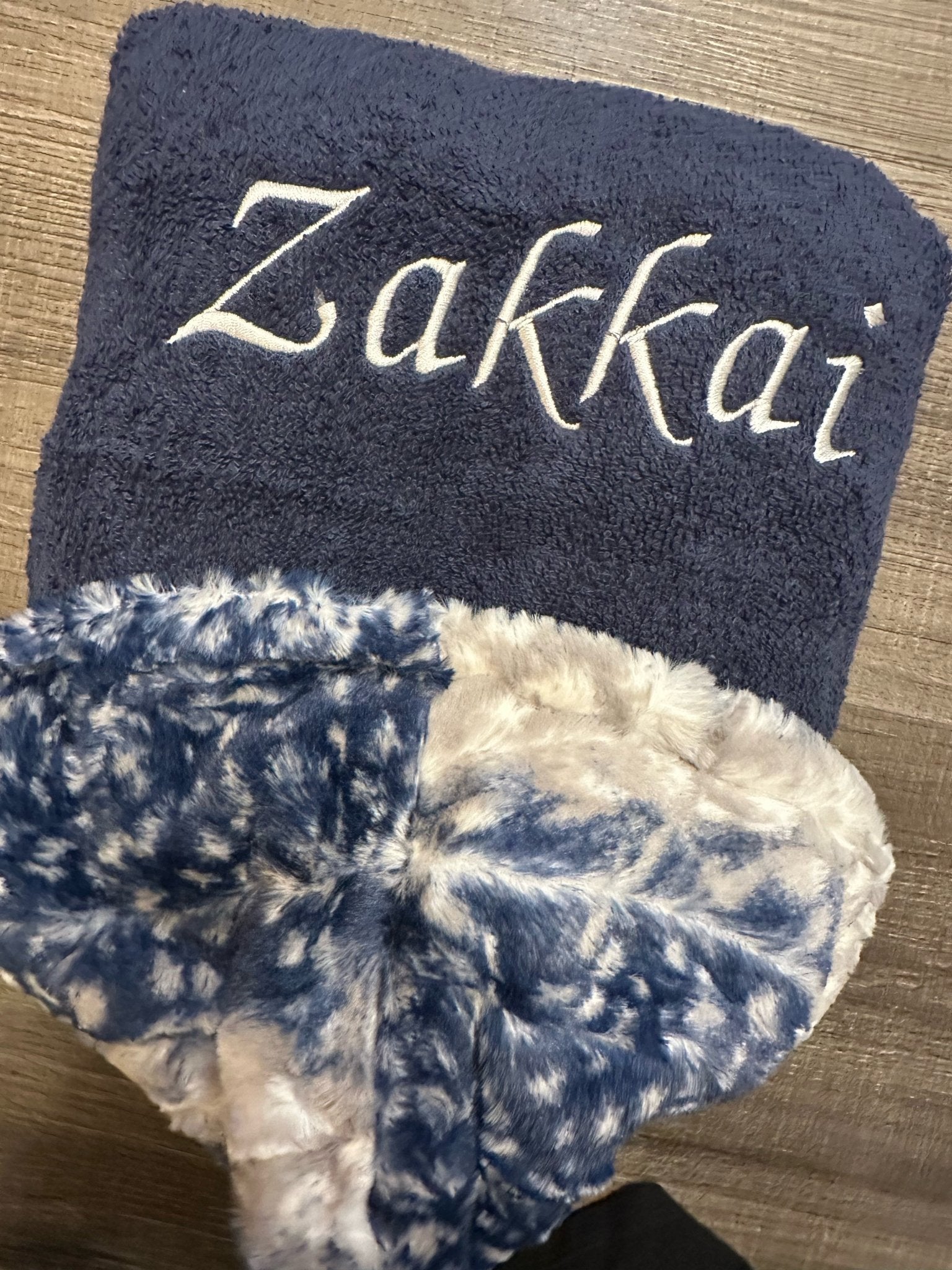 Winx + Blinx Cibirian Navy Fuzzy Hooded Baby Towel - Towel