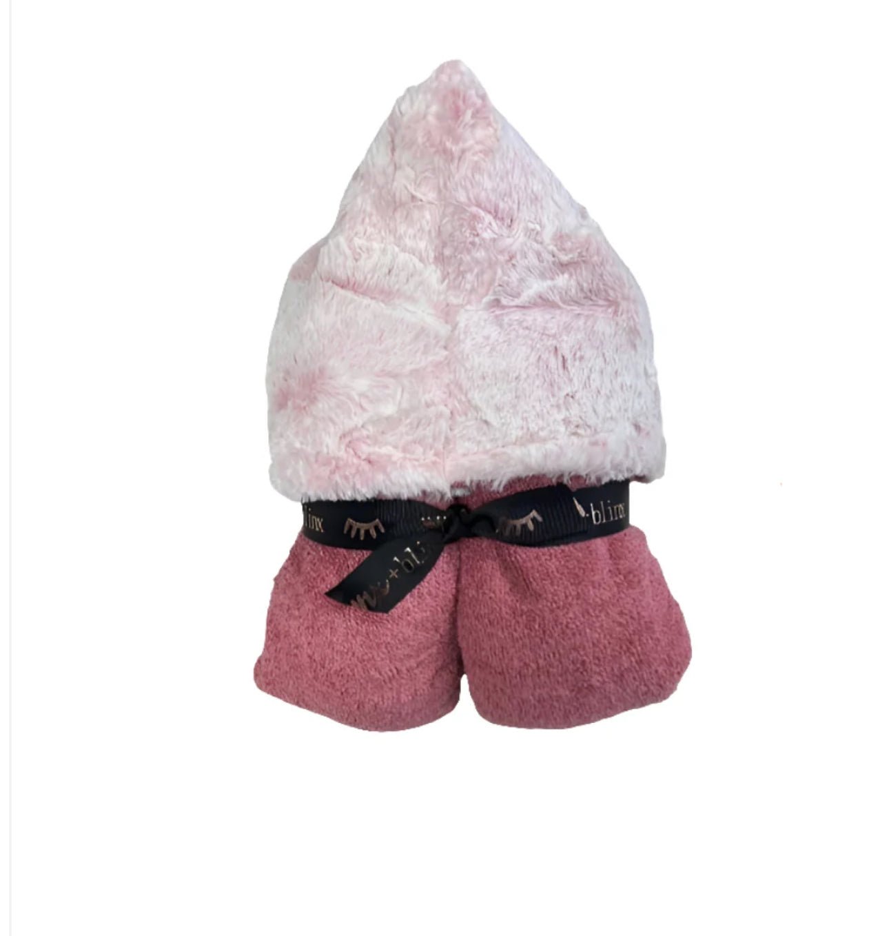 Winx + Blinx Doe Mauve Fuzzy Hooded Baby Towel - Blissful Bundlz