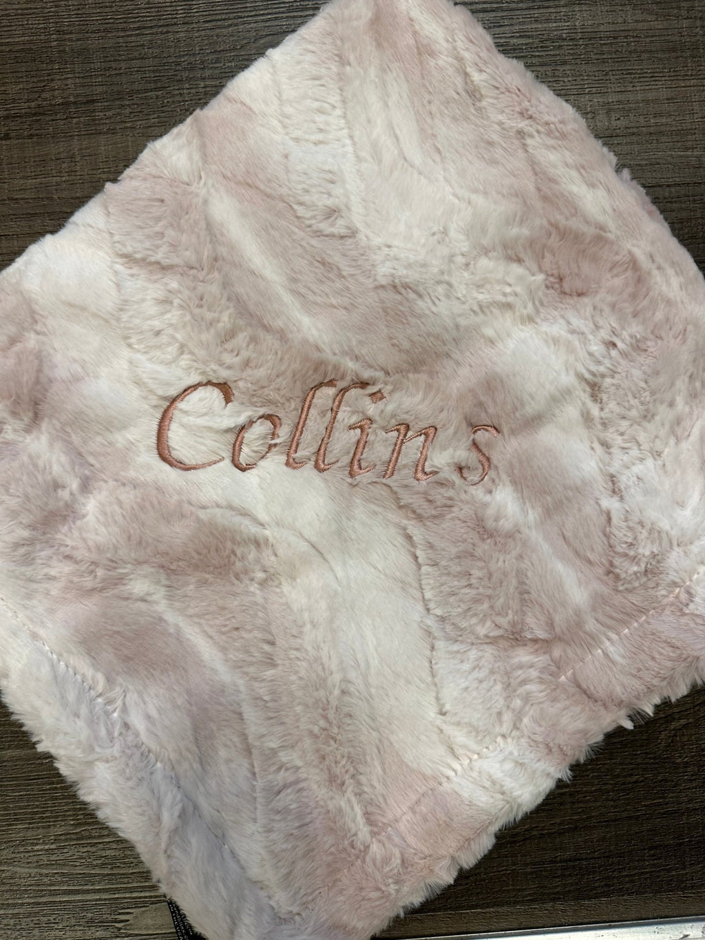 Winx + Blinx Embossed Ombré Blush Minky Baby Blanket - Minky Blanket