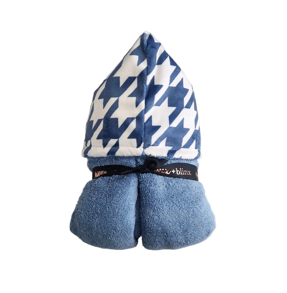 Winx + Blinx Houndstooth Cobalt Hooded Towel - Towel