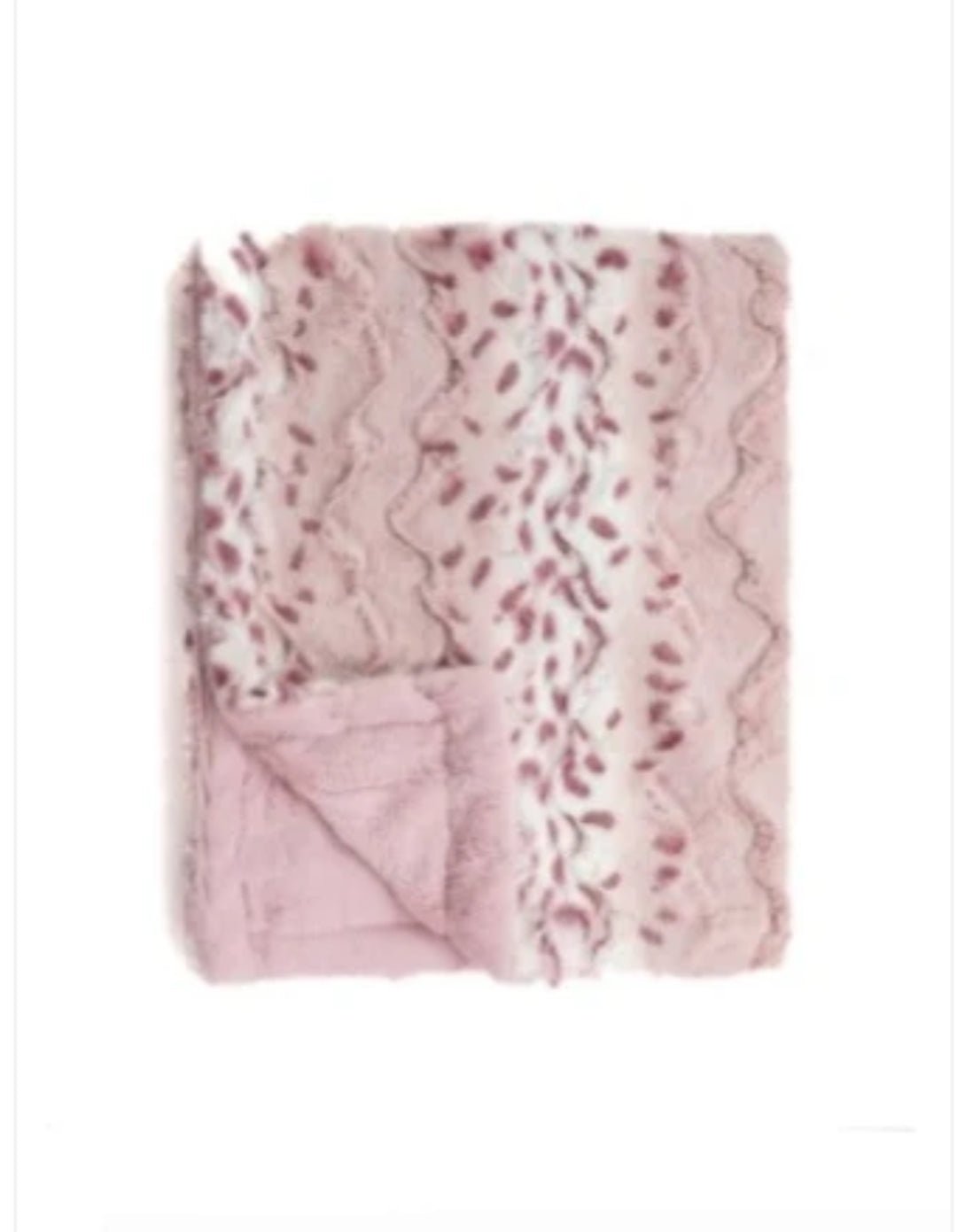 Winx + Blinx Leopard Nature Muave Minky Baby Blanket - Blissful Bundlz