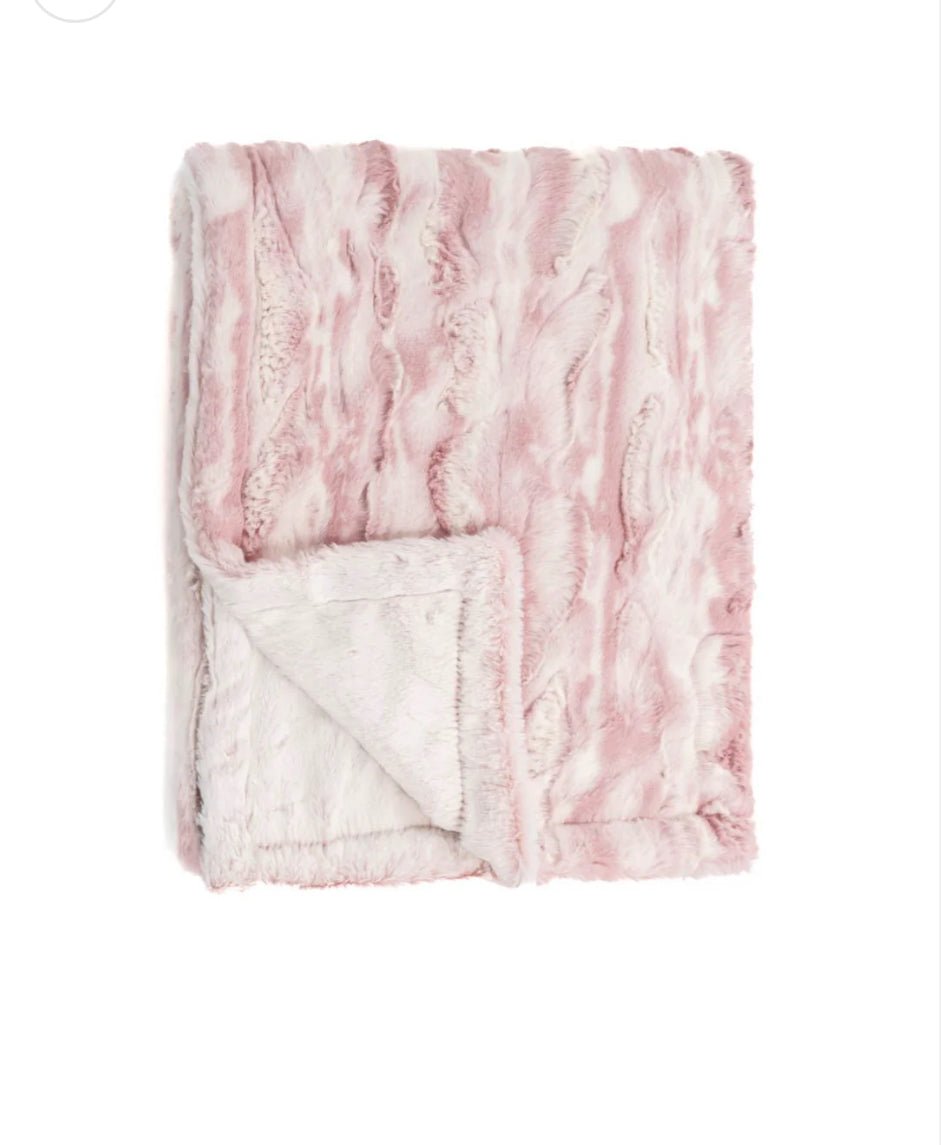 Winx + Blinx Marble Blush Frost Minky Baby Blanket - Minky Blanket