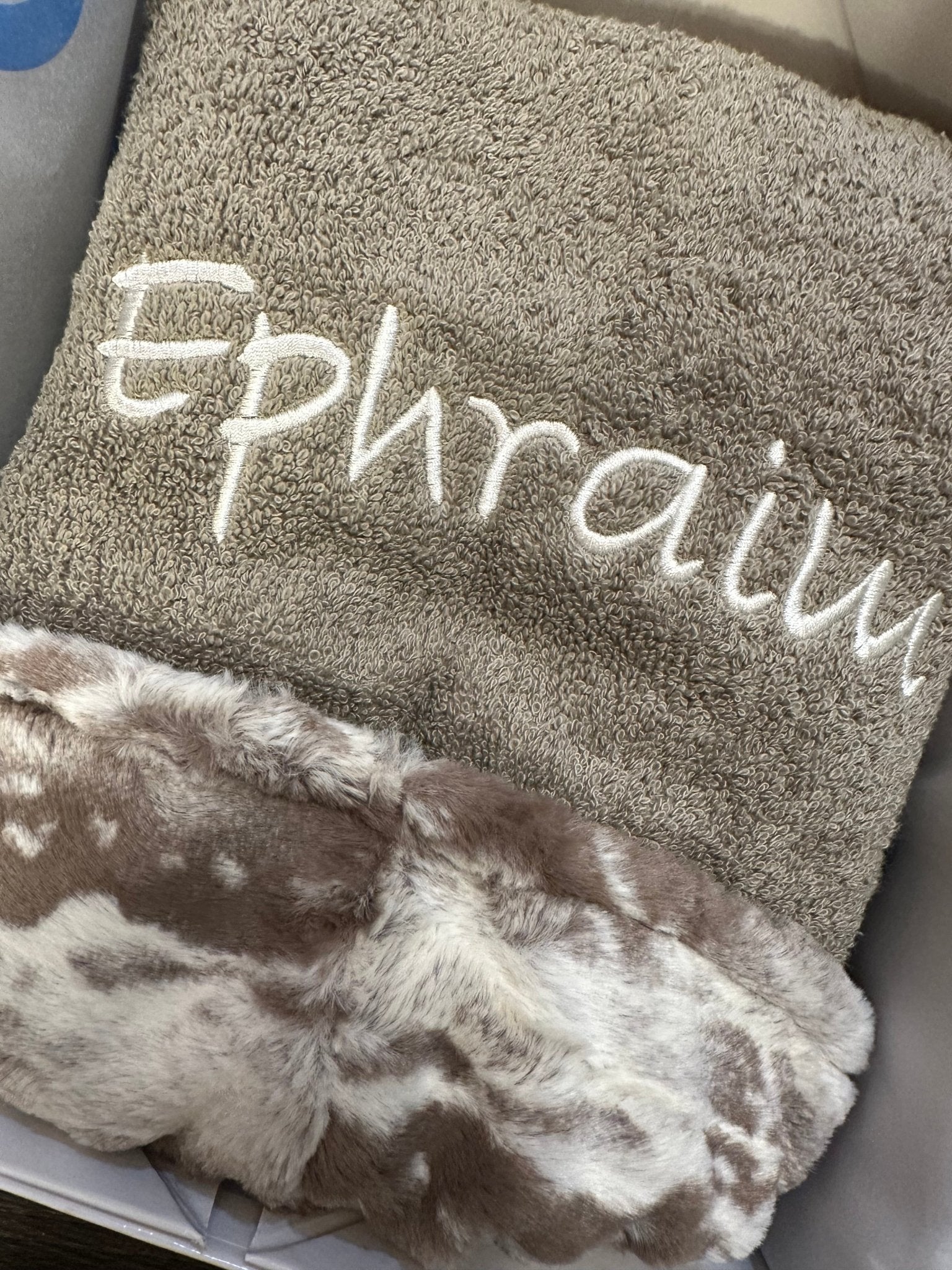 Winx + Blinx Marble Taupe Hooded Towel - Towel