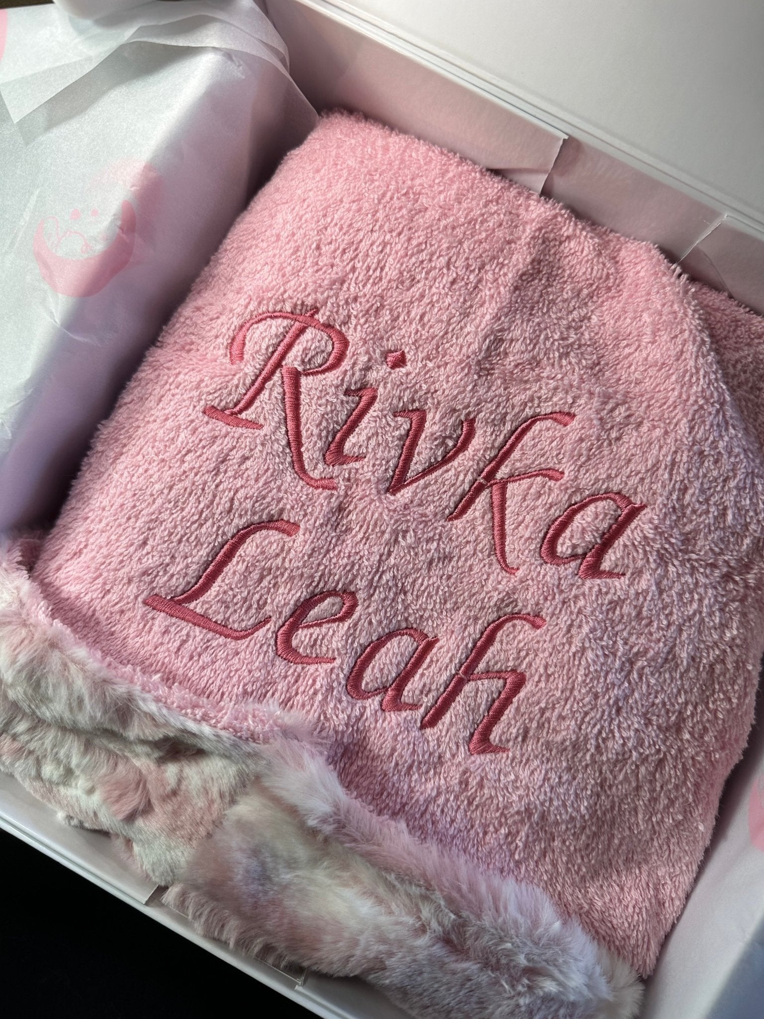 Winx + Blinx Marble/Pink Hooded Towel - Blissful Bundlz