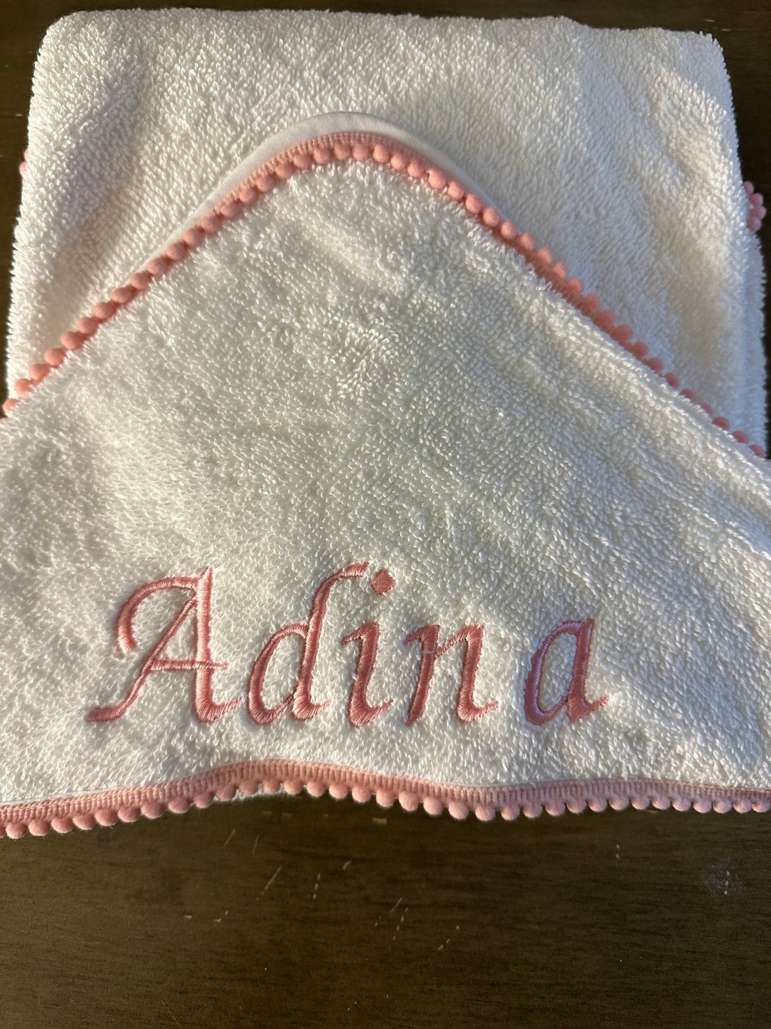 Winx + Blinx Mauve Pom Trim Hooded Towel - Blissful Bundlz